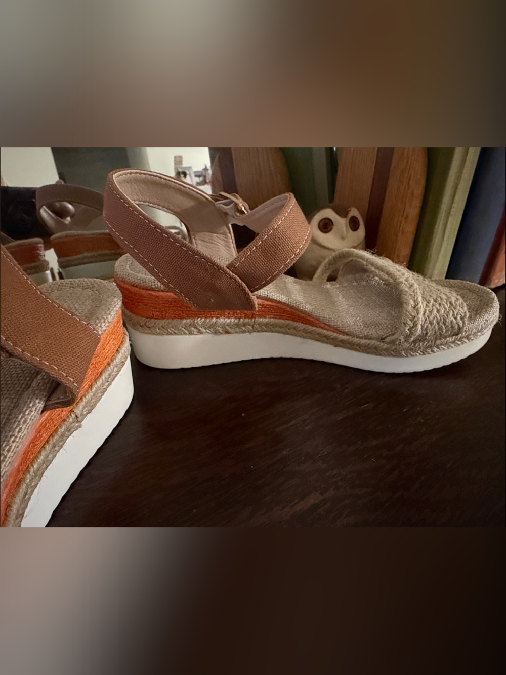 Wedge strap sandals - Picture 4 of 6